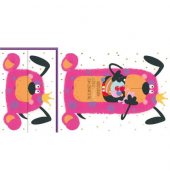 Geburtstagskarten 512645 11,5x17 cm 115mm x 170mm (BxH) Spruch bunt