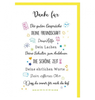 Dankeskarten 5405-23098 115mm x 170mm (BxH)