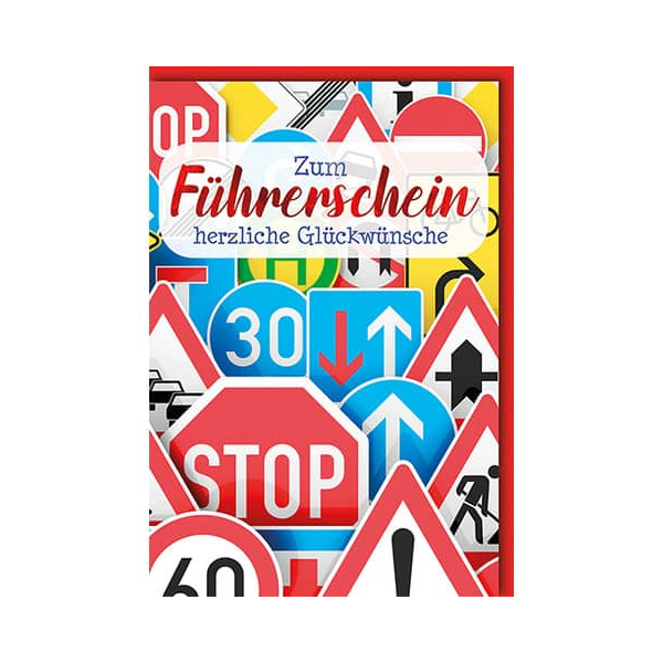 6 Stück Braun und Company Glückwunschk. z. Führerschein 9004546563488 Braun & Company