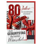 Geburtstagskarten 525480 Zahl 80