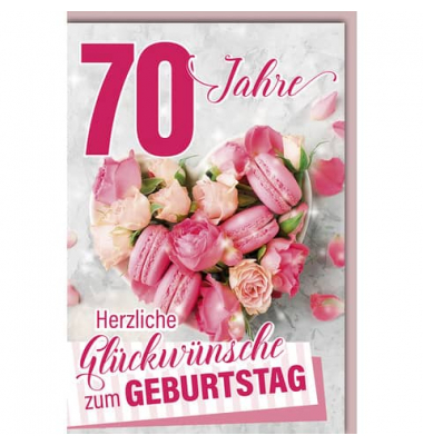 Geburtstagskarten 525370 Zahl 70