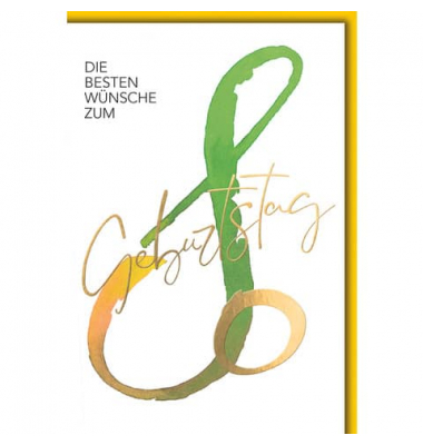 Geburtstagskarten 526480 Zahl 80