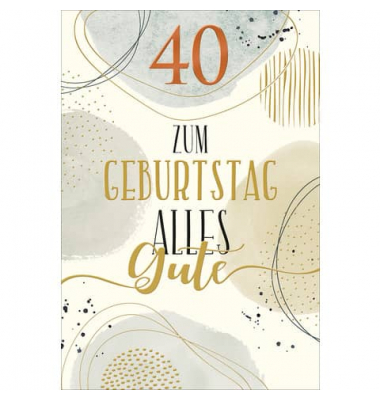 Geburtstagskarten 5522268.40 bunt