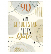 Geburtstagskarten 5522268.90 11,5x17 cm 115mm x 170mm (BxH) Jubil&auml;umsjahr bunt