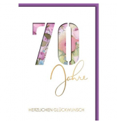 Geburtstagskarten 526570 Jubil&auml;umsjahr bunt