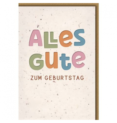 Geburtstagskarten 512594 bunt