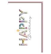 Geburtstagskarten 512579 11,5x17 cm 115mm x 170mm (BxH) Spruch bunt