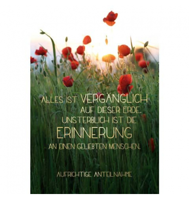Trauerkarten 81-1202 bunt