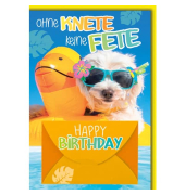 Geburtstagskarten 512654 11,5x17 cm 115mm x 170mm (BxH) Geldschein bunt