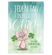 Geburtstagskarten 51-1539 geprägt
