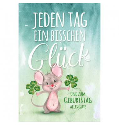 Geburtstagskarten 51-1539 geprägt