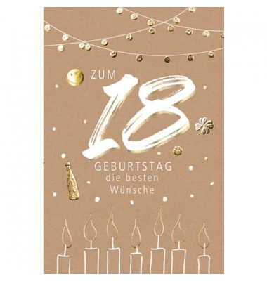Geburtstagskarten 52-5018 bunt