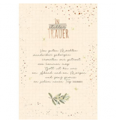 Trauerkarten 81-3741 11,5x17cm 115mm x 170mm (BxH) bunt