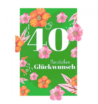 Geburtstagskarten 52-3291 11,5x17cm 115mm x 170mm (BxH) bunt