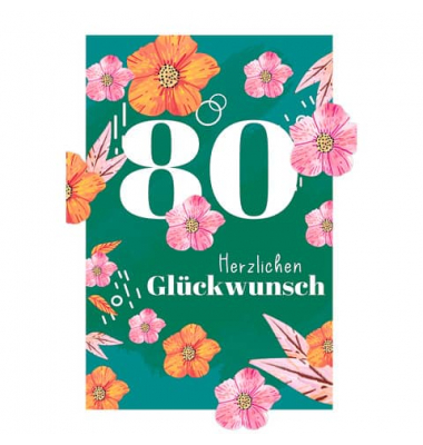 Geburtstagskarten 52-3295 11,5x17cm 115mm x 170mm (BxH) bunt
