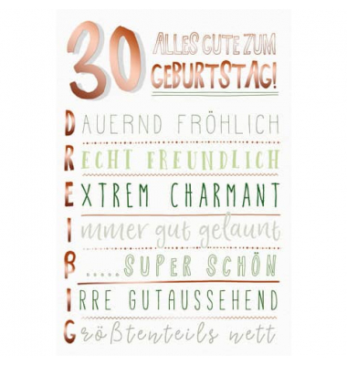 Geburtstagskarten 52-3151 11,5x17cm 115mm x 170mm (BxH) bunt