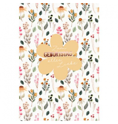 Geburtstagskarten 51-10633 11,5x17cm 115mm x 170mm (BxH) bunt