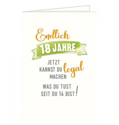 Geburtstagskarten 52-43818