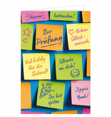Glückwunschkarten 63-10007 bunt