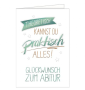 Grußkarten 64-1165 geprägt