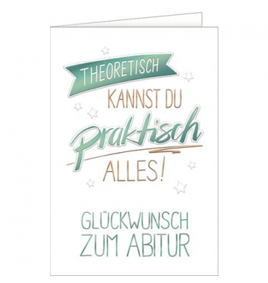 Grußkarten 64-1165 geprägt