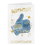 Grußkarten 64-1175 115mm x 170mm (BxH) geprägt
