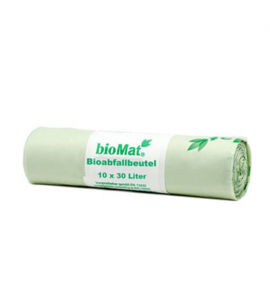 Kompostbeutel 97002, ja, grün, 30 Liter, offen, industriell kompostierbar