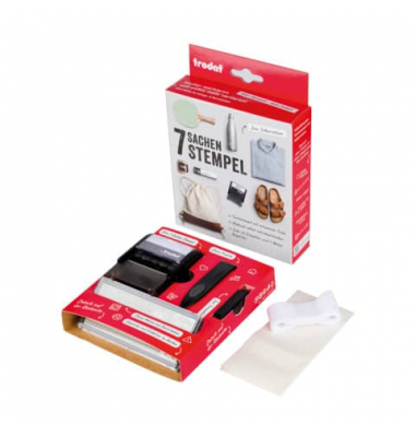 Stempelset Typomatic schwarz