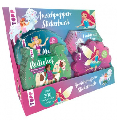 Stickerbuch Anziehpuppen sortiert