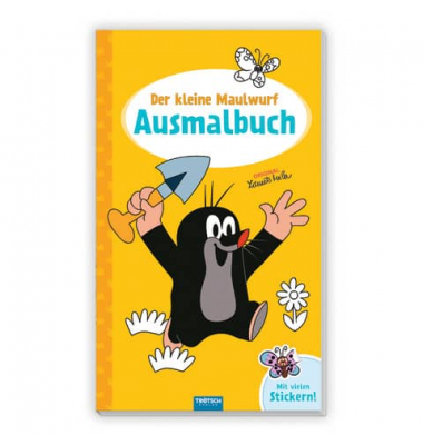 Malbuch Maulwurf gelb