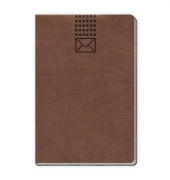 Adressbuch Soft mini braun