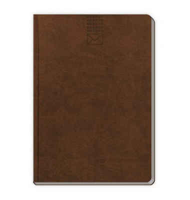 Adressbuch Soft A5 braun