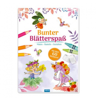 Malbuch Bunter Blätterspaß Feen