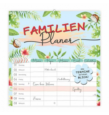 Bildkalender Familienplaner 2025
