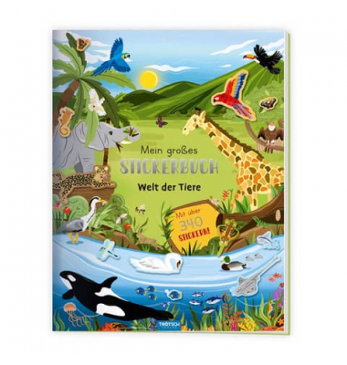 Stickerbuch  Welt der Tiere