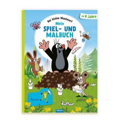 Malbuch Spielbuch Maulwurf