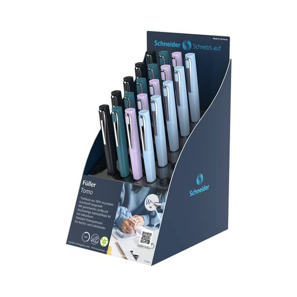 20 Stück Schneider Füllhalter Tomo sortiert  Schneider