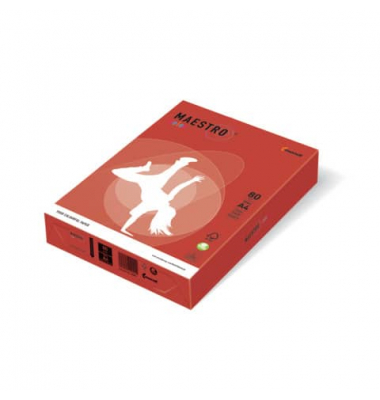 Kopierpapier Maestro Color 9417-CO44AH80B korallenrot A5 80g 