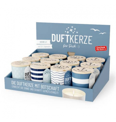 Duftkerze 651840 farbig sortiert 