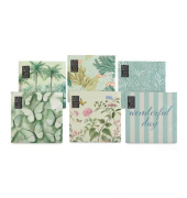Motivservietten Avantgarde 1180-25359, farbig sortiert / Jade, 3-lagig, 33x33cm