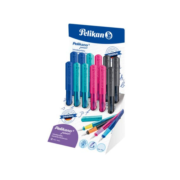 12 Stück Pelikan Füller Patrone A Pelikano junior sort.  Pelikan