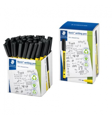 Fineliner Noris writing pen, 307-9 CT50, blau (Schreibfarbe: schwarz), 0,6mm