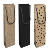 Geschenktasche 4000-24099/PBS Piccolo, allgemein, Tragegriff Kordel, 3 Motive sortiert, 70mm x 26cm