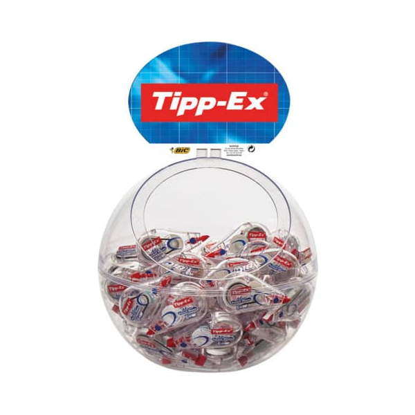60 Stück Tipp-Ex Korrekturroller 935644 Tipp-Ex Mini Pocket Mouse, weiß, 5mm x 6m, Einweg, in Bubbledisplay  Tipp-Ex