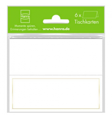 Tischkarte 6ST