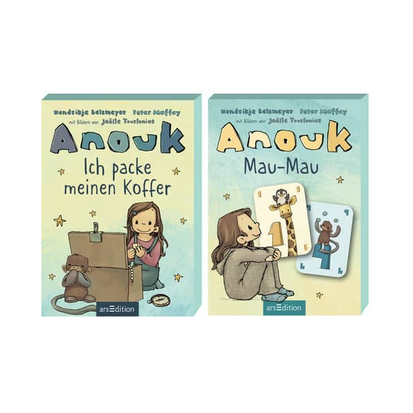 6 Stück Ars Edition Spielkarten Anouk sortiert  Ars Edition