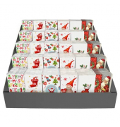 Taschent&uuml;cher 2436-0199, Xmas, 4-lagig, 21x21cm