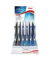 Gelschreiber EnerGel, BL77AC-3G, schwarz, blau /silber (Schreibfarbe: farbig sortiert), 0,35mm, Druckmechanik, nachf&uuml;llbar