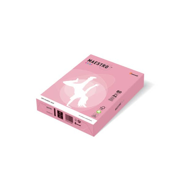 Mondi Kopierpapier Maestro Color 9417PI25AH80B rosa A5 80g 4255704332469 Mondi 500 Blatt