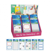 Schuletikette sortiert